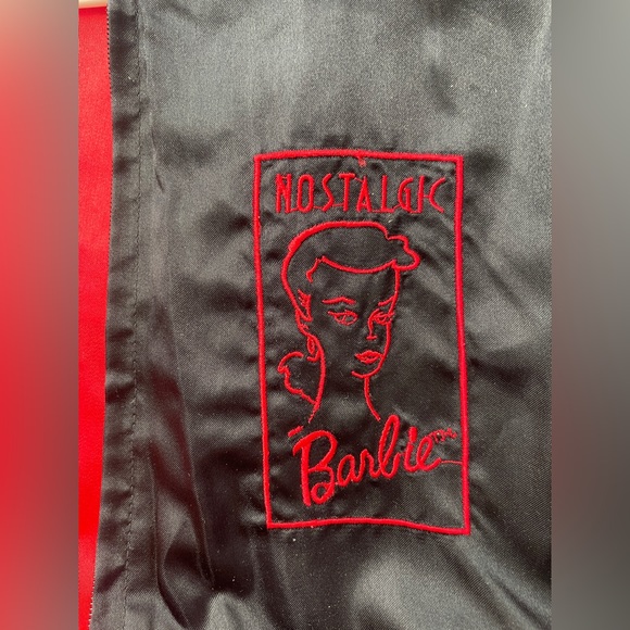 Black & Red Barbie Satin Bomber Jacket - Picture 5 of 5